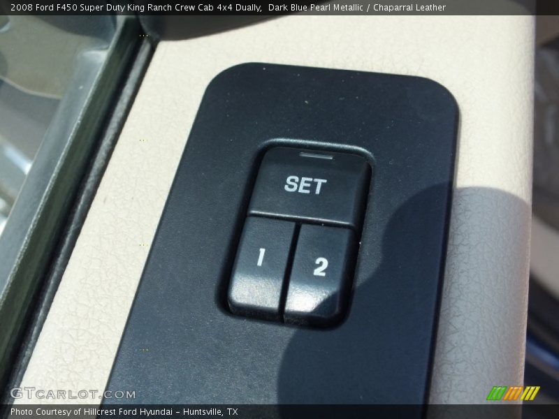 Dark Blue Pearl Metallic / Chaparral Leather 2008 Ford F450 Super Duty King Ranch Crew Cab 4x4 Dually