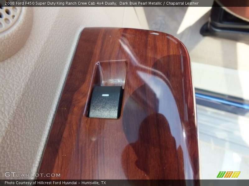 Dark Blue Pearl Metallic / Chaparral Leather 2008 Ford F450 Super Duty King Ranch Crew Cab 4x4 Dually