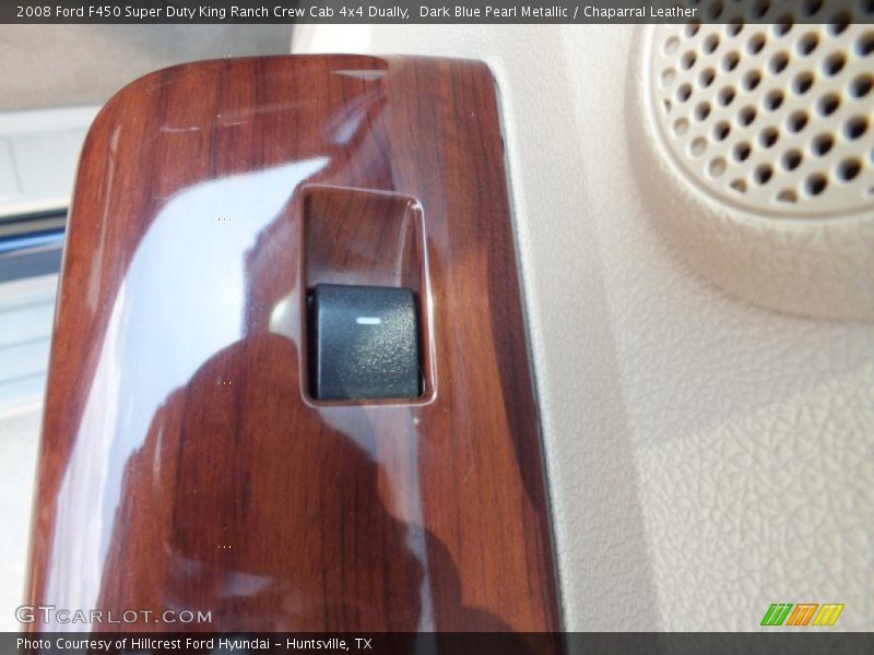 Dark Blue Pearl Metallic / Chaparral Leather 2008 Ford F450 Super Duty King Ranch Crew Cab 4x4 Dually