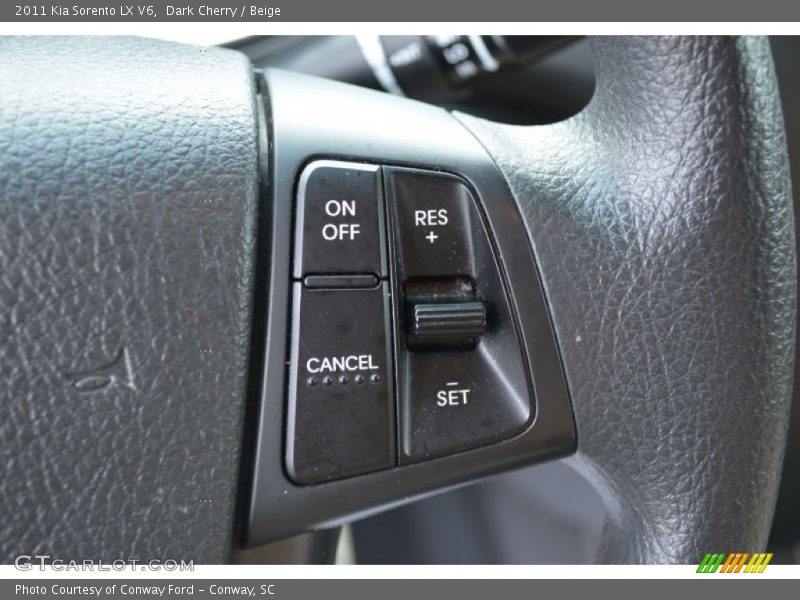 Dark Cherry / Beige 2011 Kia Sorento LX V6