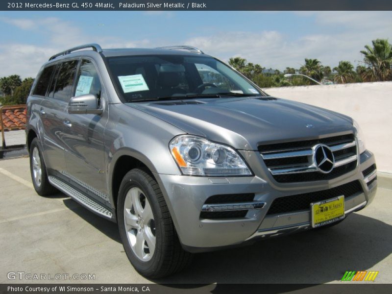 Paladium Silver Metallic / Black 2012 Mercedes-Benz GL 450 4Matic