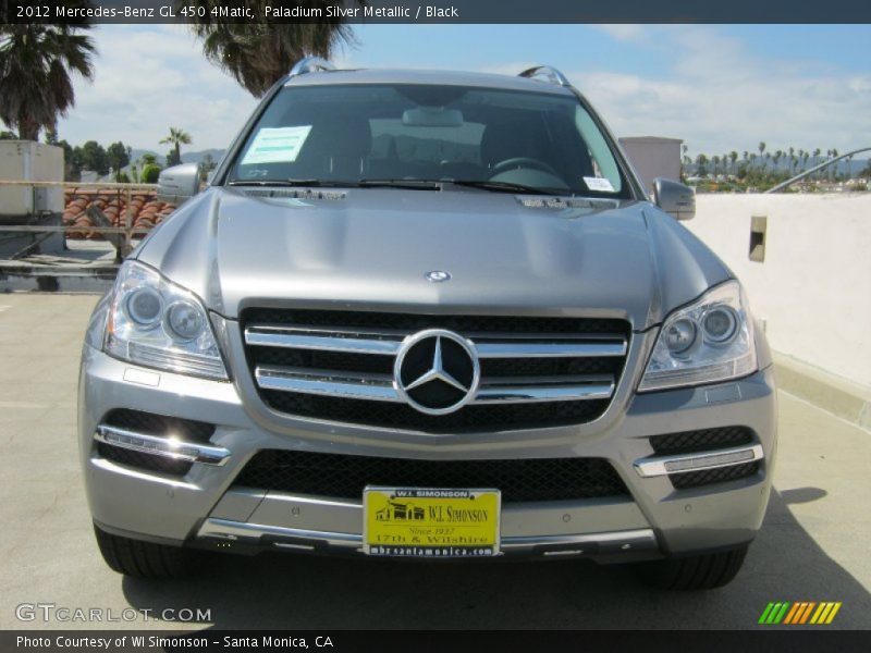 Paladium Silver Metallic / Black 2012 Mercedes-Benz GL 450 4Matic
