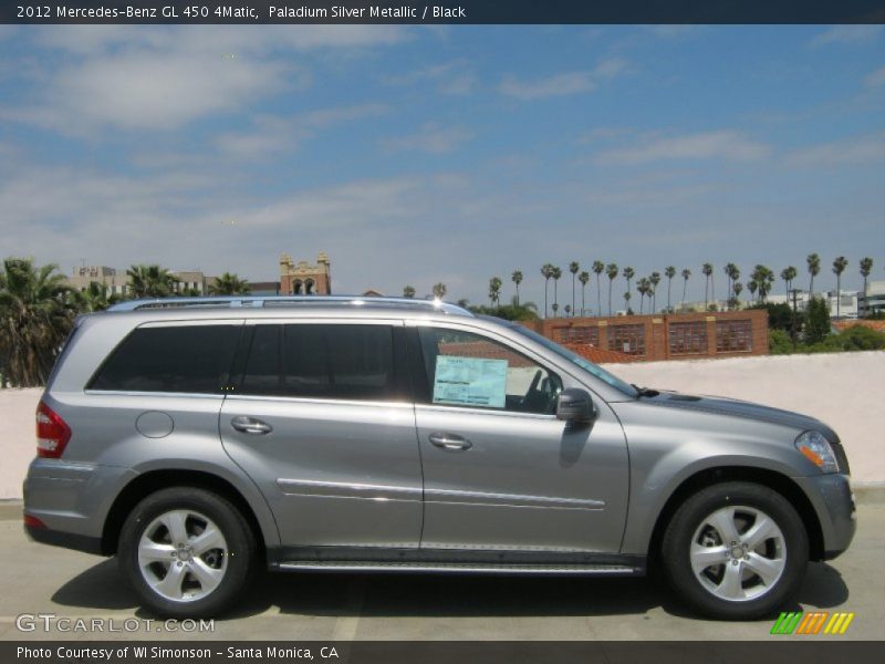 Paladium Silver Metallic / Black 2012 Mercedes-Benz GL 450 4Matic