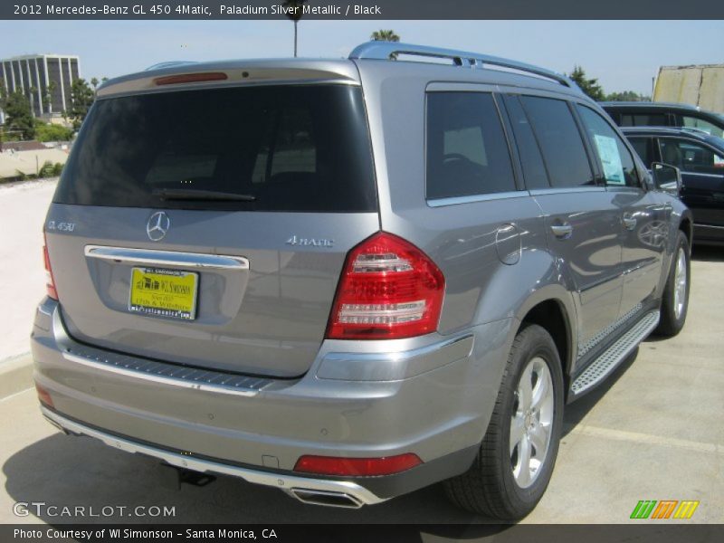 Paladium Silver Metallic / Black 2012 Mercedes-Benz GL 450 4Matic