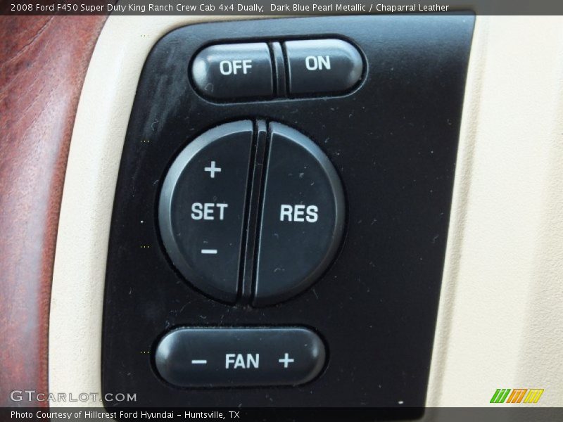 Dark Blue Pearl Metallic / Chaparral Leather 2008 Ford F450 Super Duty King Ranch Crew Cab 4x4 Dually