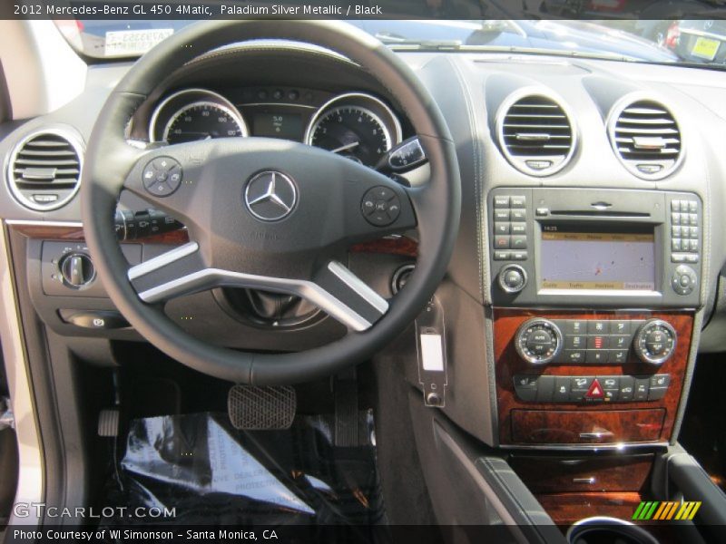 Paladium Silver Metallic / Black 2012 Mercedes-Benz GL 450 4Matic