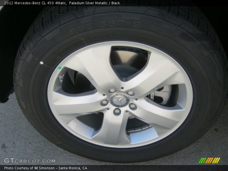 Paladium Silver Metallic / Black 2012 Mercedes-Benz GL 450 4Matic