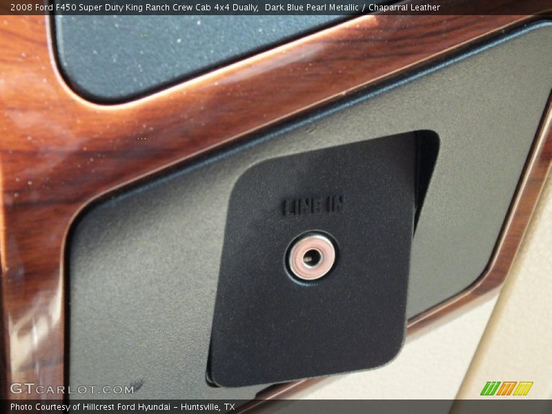 Dark Blue Pearl Metallic / Chaparral Leather 2008 Ford F450 Super Duty King Ranch Crew Cab 4x4 Dually