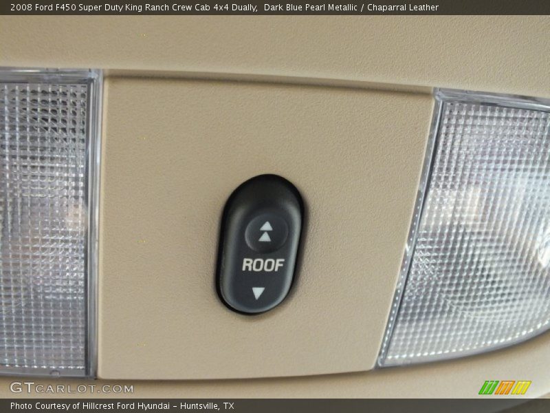 Dark Blue Pearl Metallic / Chaparral Leather 2008 Ford F450 Super Duty King Ranch Crew Cab 4x4 Dually