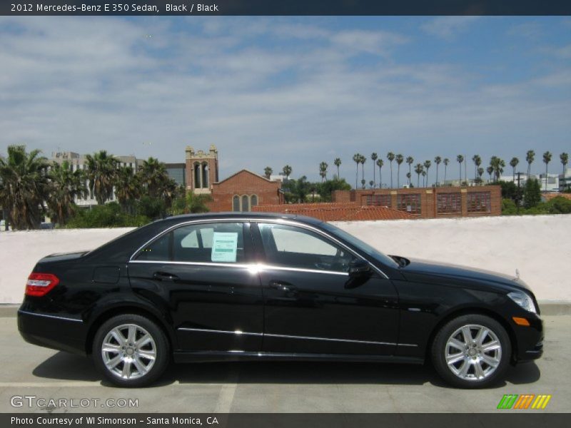 Black / Black 2012 Mercedes-Benz E 350 Sedan