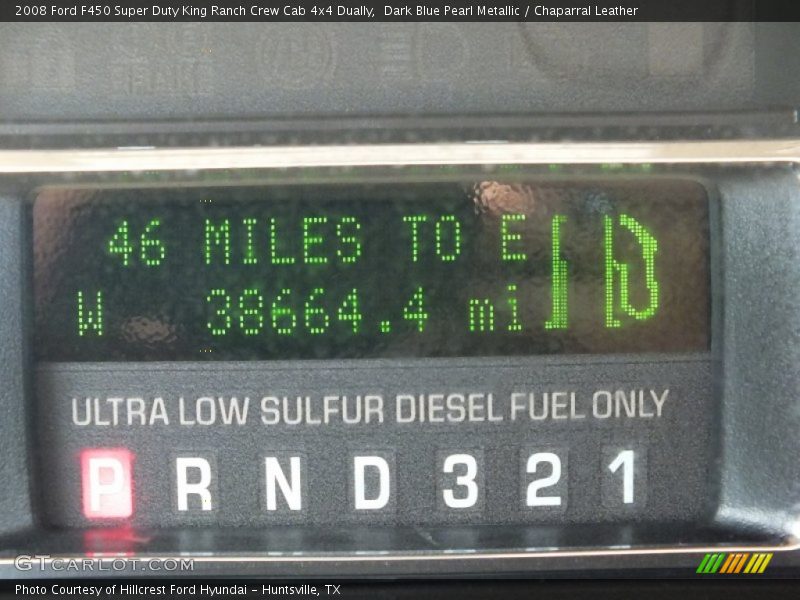 Dark Blue Pearl Metallic / Chaparral Leather 2008 Ford F450 Super Duty King Ranch Crew Cab 4x4 Dually