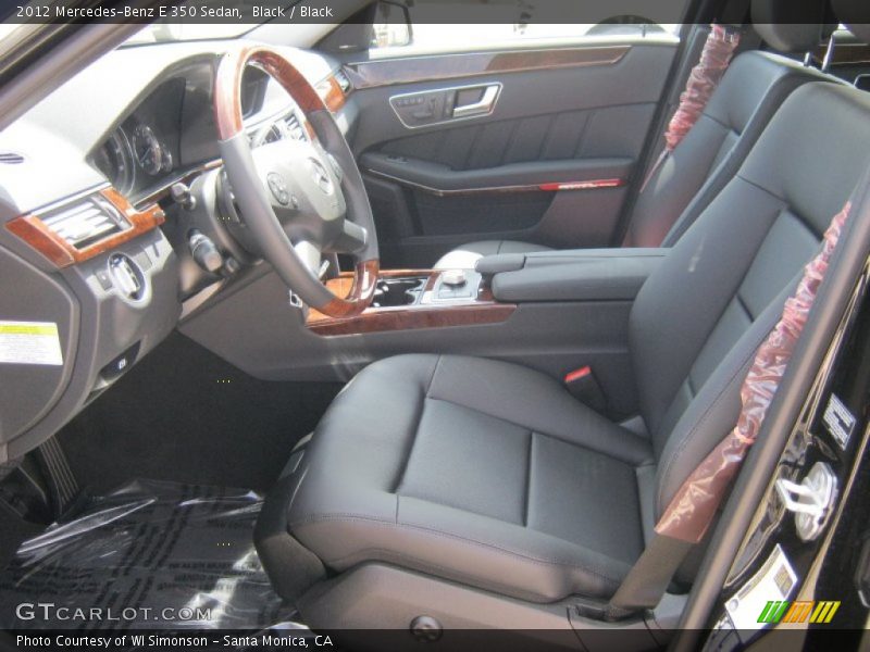 Black / Black 2012 Mercedes-Benz E 350 Sedan