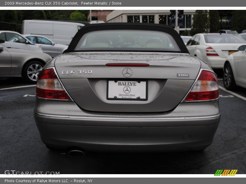 Pewter Metallic / Stone 2009 Mercedes-Benz CLK 350 Cabriolet