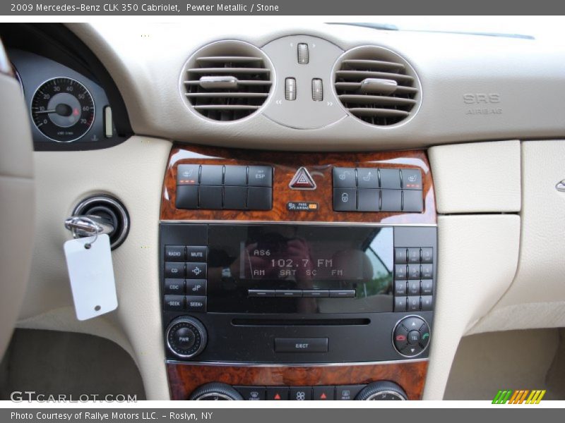 Controls of 2009 CLK 350 Cabriolet