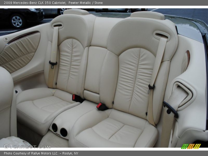 Rear Seat of 2009 CLK 350 Cabriolet