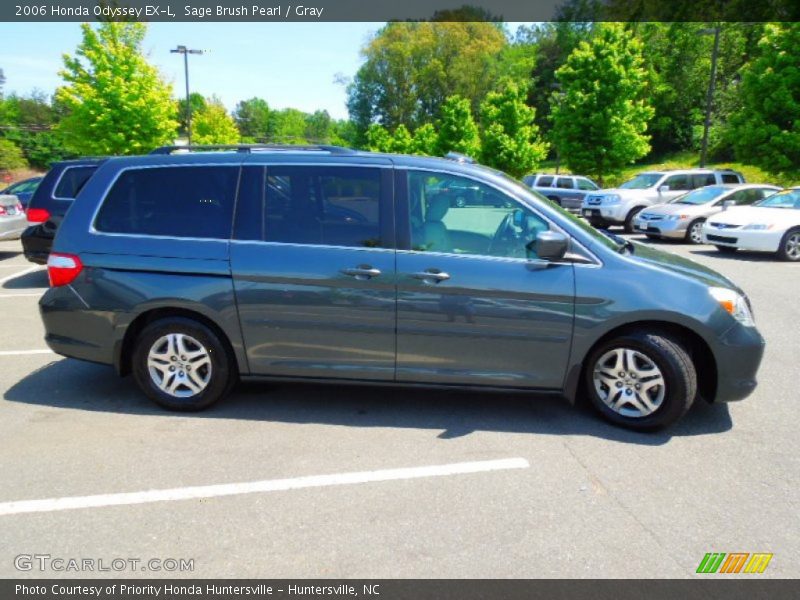 Sage Brush Pearl / Gray 2006 Honda Odyssey EX-L