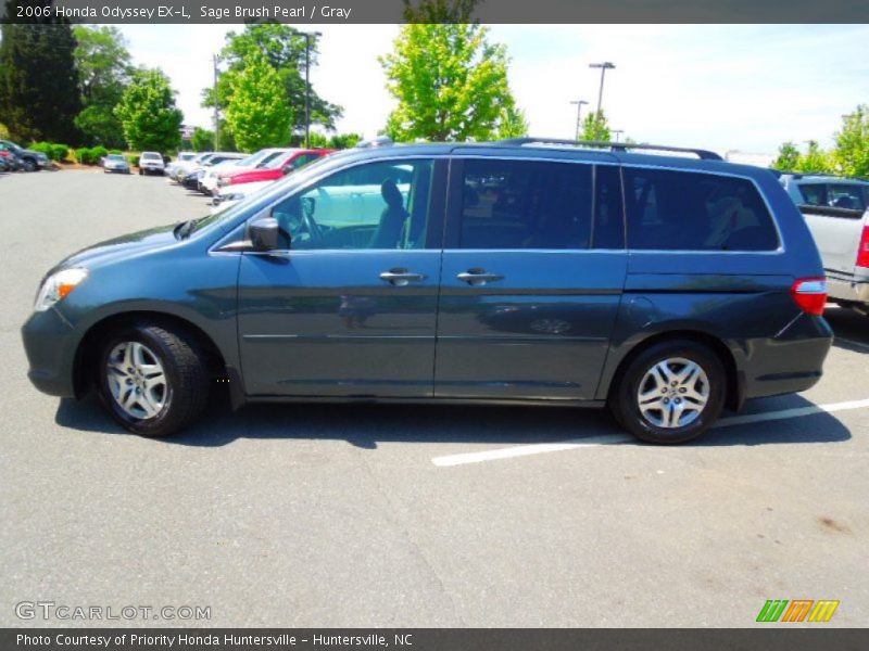 Sage Brush Pearl / Gray 2006 Honda Odyssey EX-L