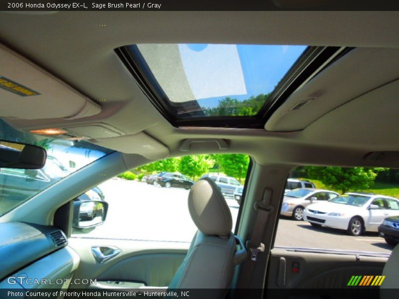 Sage Brush Pearl / Gray 2006 Honda Odyssey EX-L