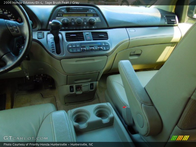 Sage Brush Pearl / Gray 2006 Honda Odyssey EX-L