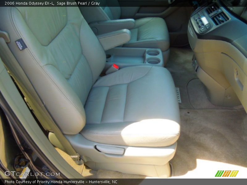 Sage Brush Pearl / Gray 2006 Honda Odyssey EX-L