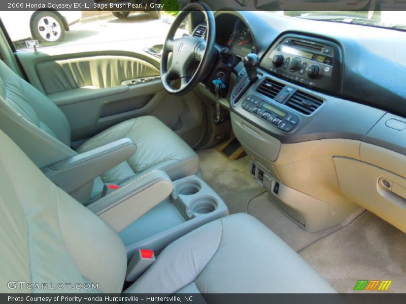 Sage Brush Pearl / Gray 2006 Honda Odyssey EX-L