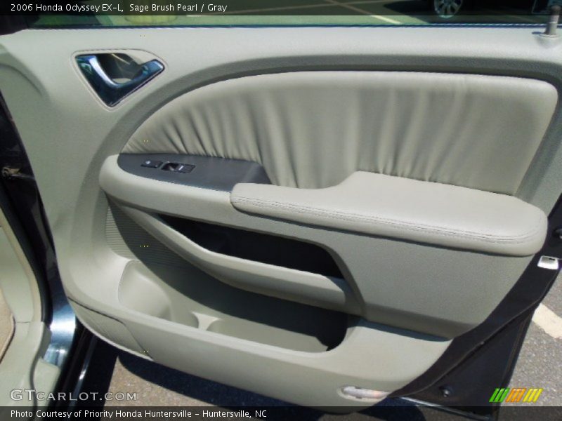 Sage Brush Pearl / Gray 2006 Honda Odyssey EX-L