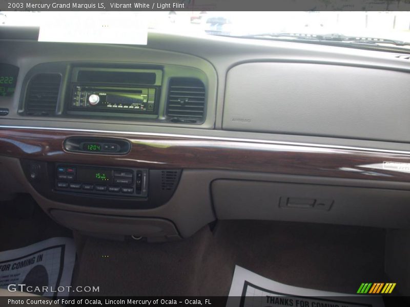 Vibrant White / Light Flint 2003 Mercury Grand Marquis LS
