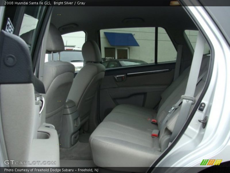 Bright Silver / Gray 2008 Hyundai Santa Fe GLS