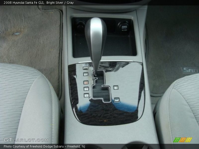 Bright Silver / Gray 2008 Hyundai Santa Fe GLS