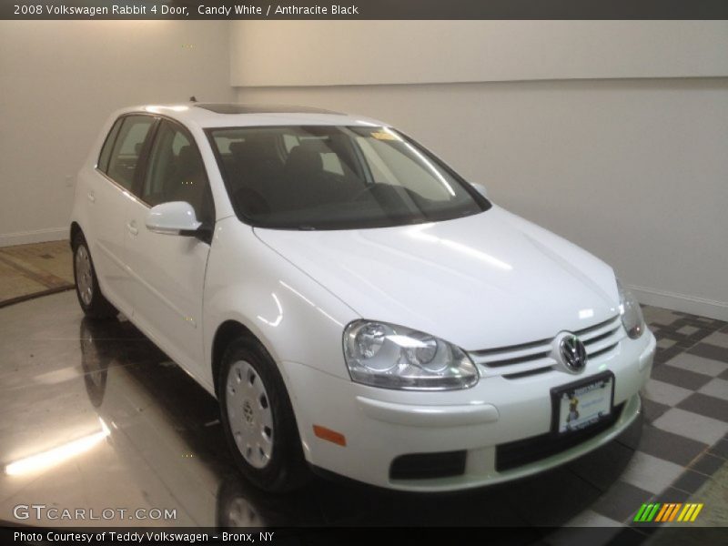 Candy White / Anthracite Black 2008 Volkswagen Rabbit 4 Door