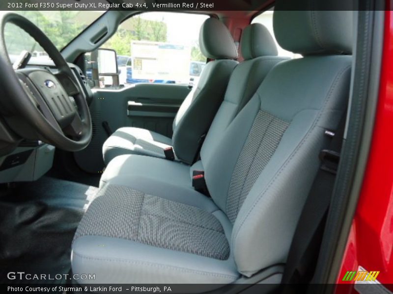  2012 F350 Super Duty XL Regular Cab 4x4 Steel Interior