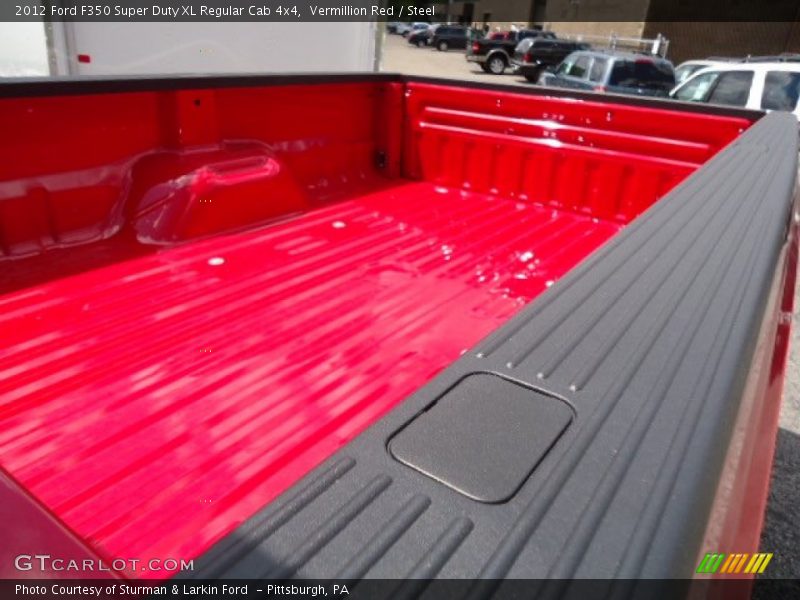 Vermillion Red / Steel 2012 Ford F350 Super Duty XL Regular Cab 4x4
