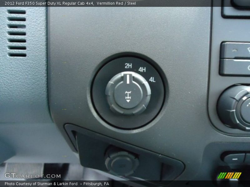 Vermillion Red / Steel 2012 Ford F350 Super Duty XL Regular Cab 4x4