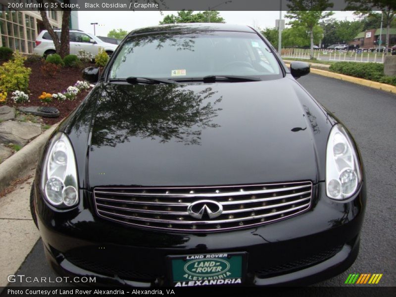 Black Obsidian / Graphite 2006 Infiniti G 35 Coupe