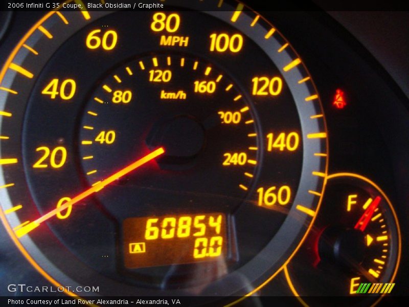 Black Obsidian / Graphite 2006 Infiniti G 35 Coupe