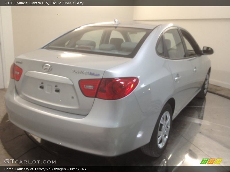 Liquid Silver / Gray 2010 Hyundai Elantra GLS