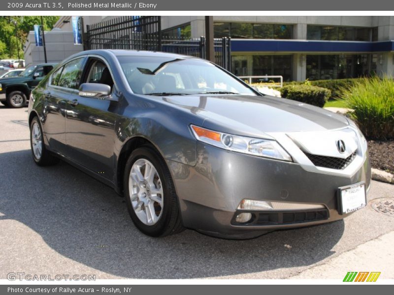 Polished Metal Metallic / Ebony 2009 Acura TL 3.5