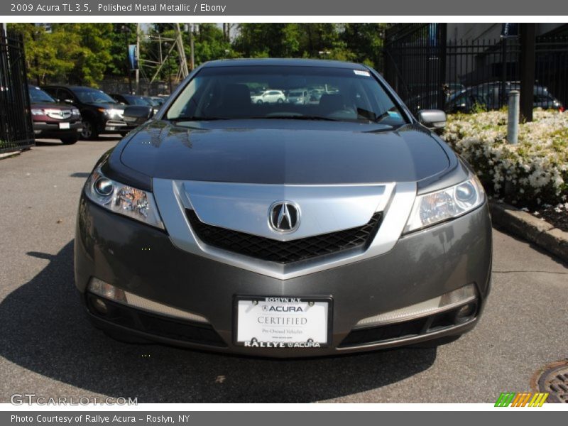 Polished Metal Metallic / Ebony 2009 Acura TL 3.5