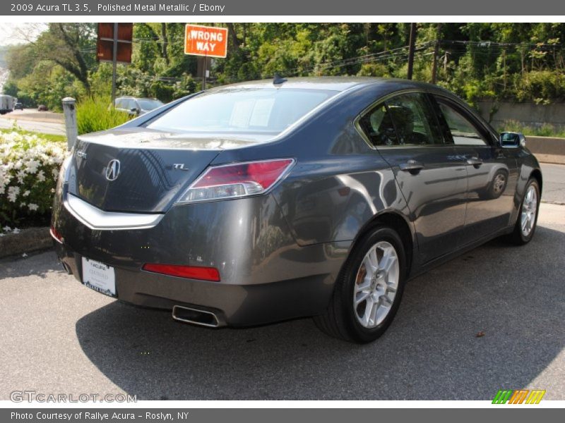 Polished Metal Metallic / Ebony 2009 Acura TL 3.5