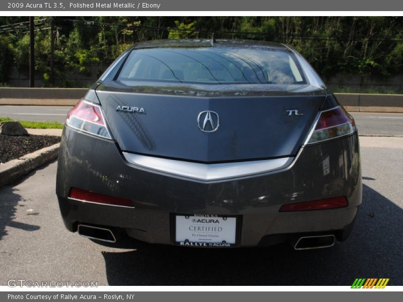 Polished Metal Metallic / Ebony 2009 Acura TL 3.5
