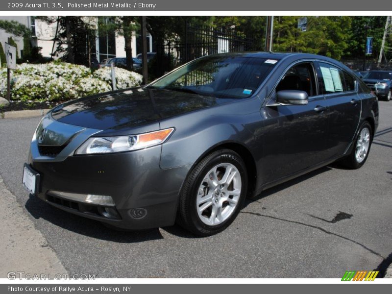 Polished Metal Metallic / Ebony 2009 Acura TL 3.5