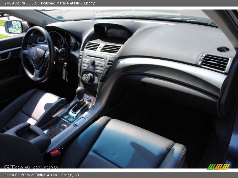 Polished Metal Metallic / Ebony 2009 Acura TL 3.5