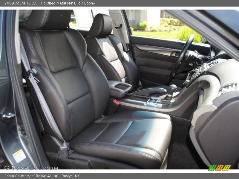 Polished Metal Metallic / Ebony 2009 Acura TL 3.5