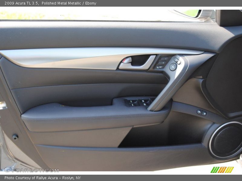 Polished Metal Metallic / Ebony 2009 Acura TL 3.5