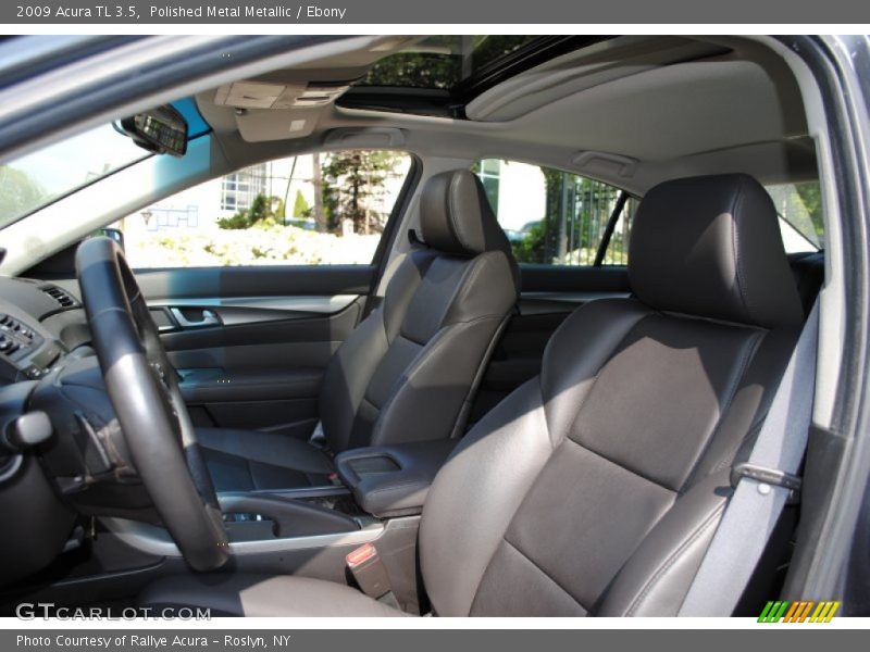 Polished Metal Metallic / Ebony 2009 Acura TL 3.5