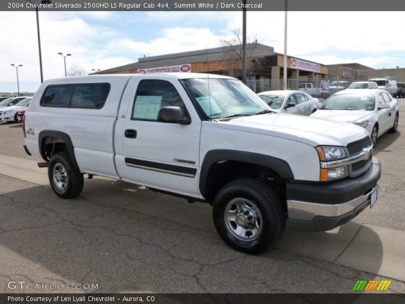 Summit White / Dark Charcoal 2004 Chevrolet Silverado 2500HD LS Regular Cab 4x4