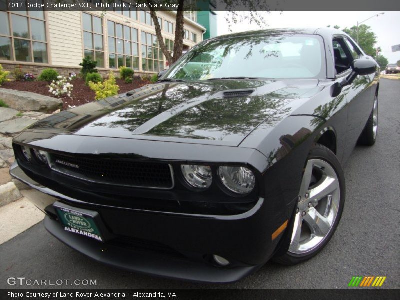 Pitch Black / Dark Slate Gray 2012 Dodge Challenger SXT
