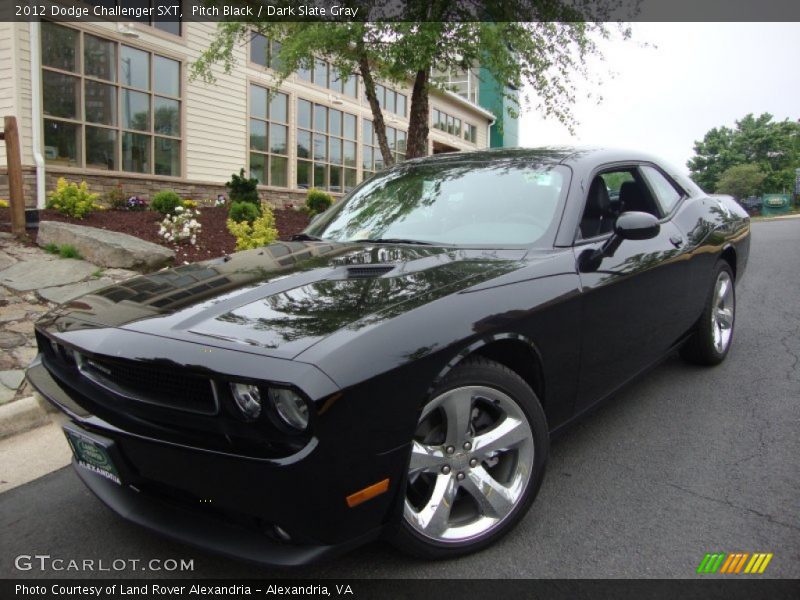 Pitch Black / Dark Slate Gray 2012 Dodge Challenger SXT