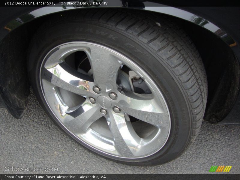 Pitch Black / Dark Slate Gray 2012 Dodge Challenger SXT