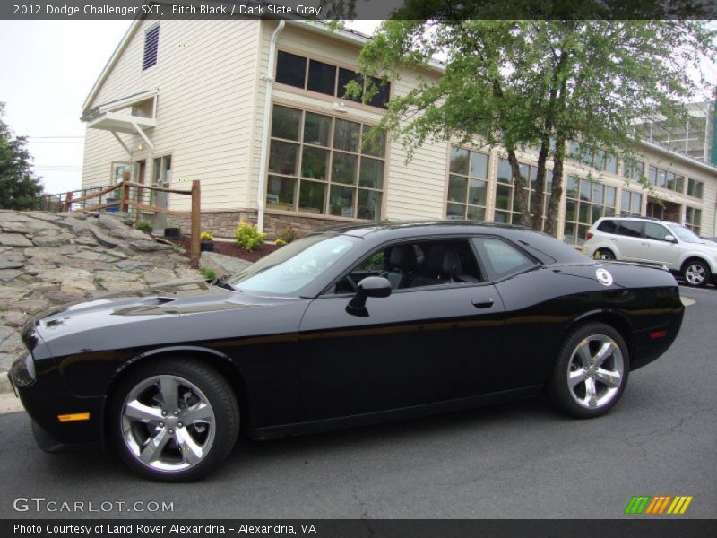 Pitch Black / Dark Slate Gray 2012 Dodge Challenger SXT